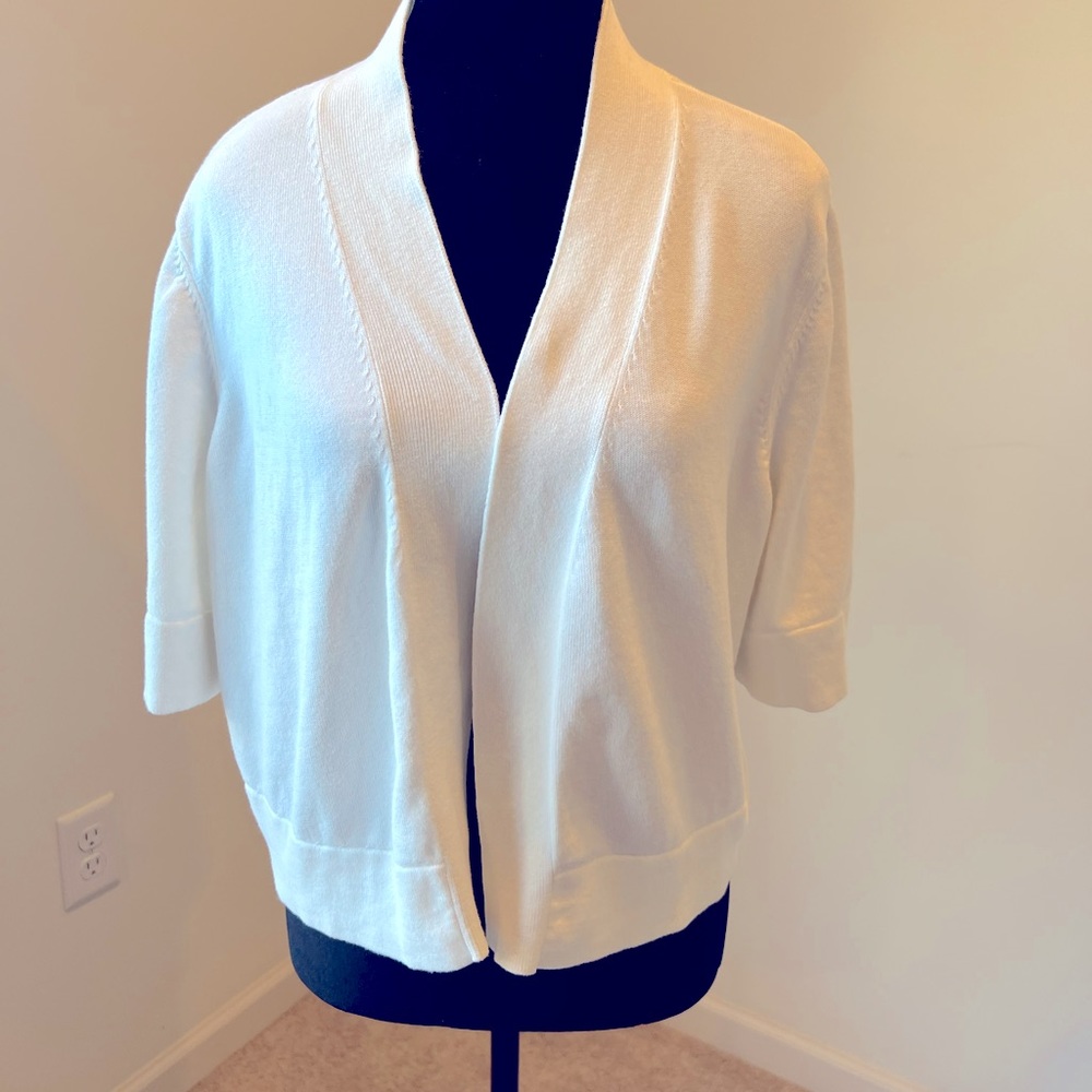 Isaac Mizrahi Live! Essentials Open Front Cardigan